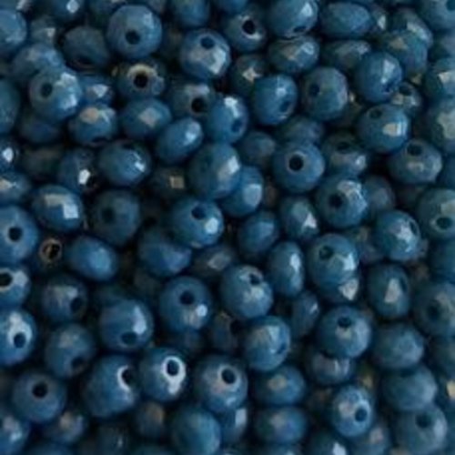 Perles à facettes bleues 3x2mm x100 pble9-16