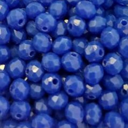Perles à facettes bleues 4x3mm pble9-21