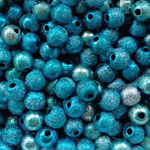 Perles scintillantes turquoise/bleu 6mm x40 ptu1-4.