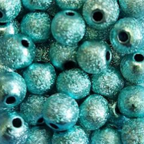 *perles scintillantes turquoise 6mm x40 ptu4-1*