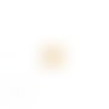 Sequin rond doré pailleté acier inoxydable 8mm do30-3