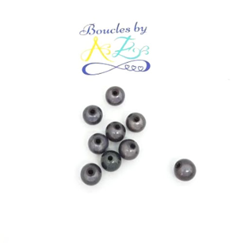 *perles magiques noires 8mm x15 pno1-8.*