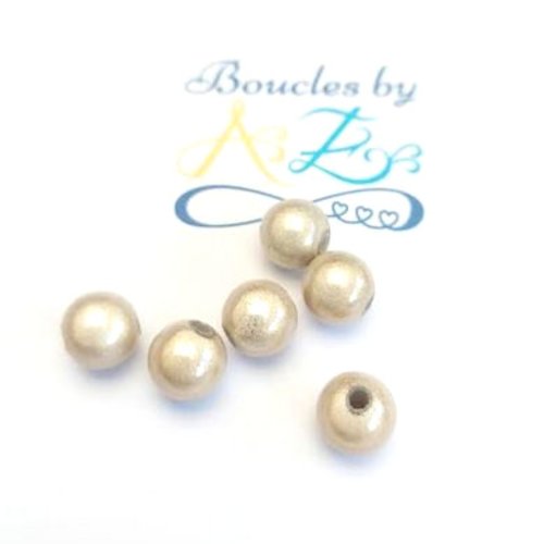 *perles magiques beiges 8mm x15 pblc1-6.*