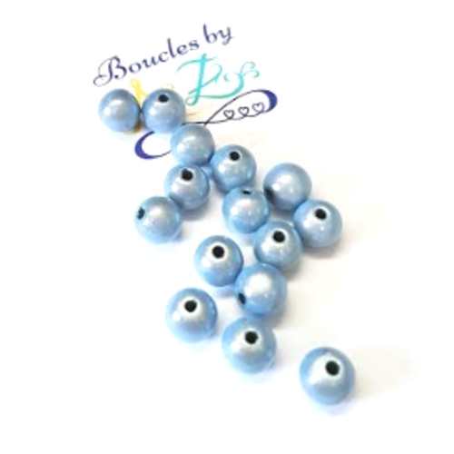 *perles magiques bleu ciel 8mm x15 pble1-6*