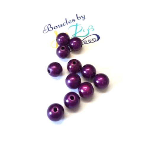*perles magiques violettes 8mm x15 pvi1-7*