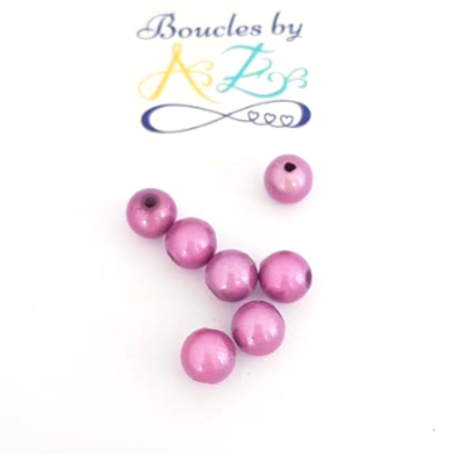 *perles magiques violettes 8mm x15 pvi1-9*
