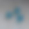 Perle ronde facettée turquoise 10mm ptu1-19
