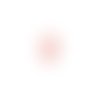 Estampe filigrane feuille rose en métal 49x26mm x1 ou x10 geros-37