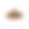 Estampe filigrane éventail doré 40x50mm gedo-61
