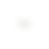 Lot intercalaire infini argenté, acier inox 6x17mm x10 lotar7-6