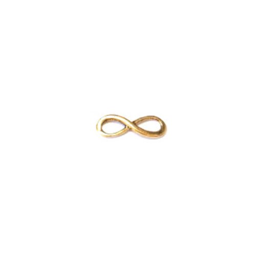Intercalaire infini doré en métal 8x23mm do13-6