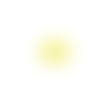 Lot estampe rosace jaune 22x20mm x10 lotja3-6