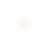 Mini pompon beige, attache dorée en laiton 10mm x1 ou x10 mipom-53
