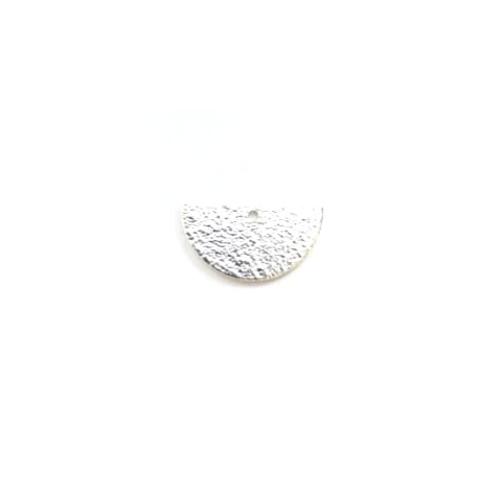 Lot sequin demi-lune argenté stardust/pailleté 8x15mm x10 lotar9-10
