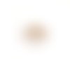 Estampe filigrane feuille dorée 30x30mm gedo-83