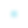 Lot estampe goutte turquoise 19x12mm x10 lottu7-5