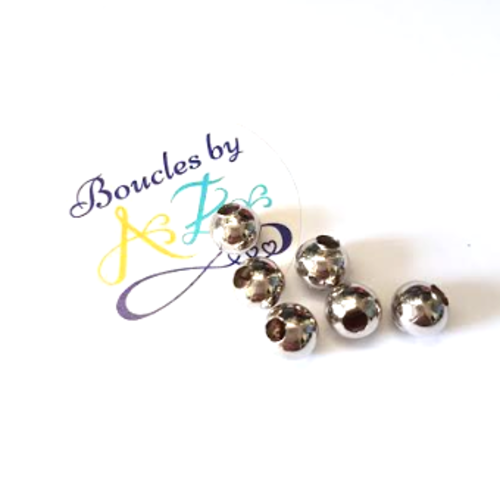*perles rondes argentées 8mm x20 par1-23*
