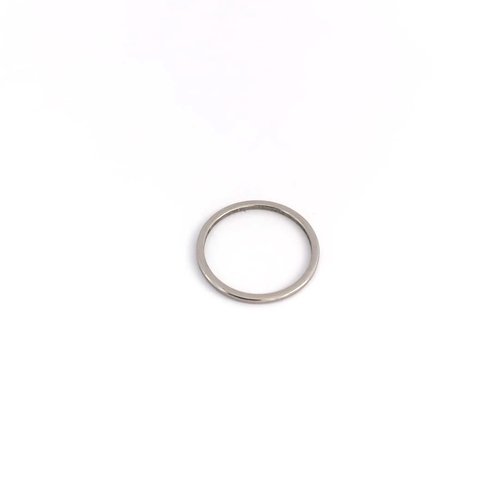 Anneau intercalaire argenté acier inox 16mm ar1-3