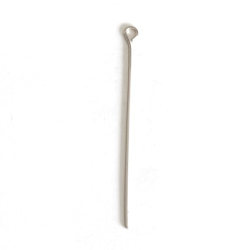 Clous tête ronde argentés acier inox 40 mm x10 ou x100 app-141