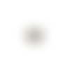 Estampe intercalaire ronde arbre de vie noire 20mm no21-7
