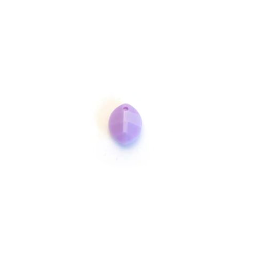 Breloque ovale violette 11x9mm vi1-5