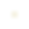 Lot breloque strass jaune, base acier inox 8x6mm x10 lotja1-9