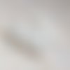 Perles à facettes blanches 6x4mm x30 pblc5-3