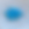 Perles rondelles à facettes bleu turquoise 6x4mm x30 ptu3-23