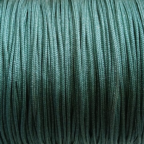 Fil de jade - fil nylon tressé vert 1mm nyl-7