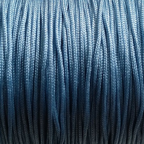 Fil de jade - fil nylon tressé bleu ciel 1mm nyl-11