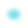 Estampe filigrane rosace turquoise 45x42mm getu-2