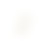 Estampe filigrane attrape-rêve blanche en métal 45x25mm x1 ou x10 geblc-52