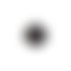 Estampe filigrane goutte noire 39x26mm geno-16