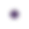 Estampe filigrane goutte violette 39x26mm gevi-5