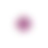 Estampe filigrane goutte violette 39x26mm gevi-24