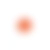 Estampe filigrane goutte orange 39x26mm geor-23