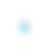 Breloque filigrane goutte turquoise 19x7mm tu4-2