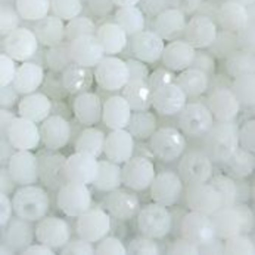 *perles à facettes blanches 3x2mm x100 pblc2-20.*