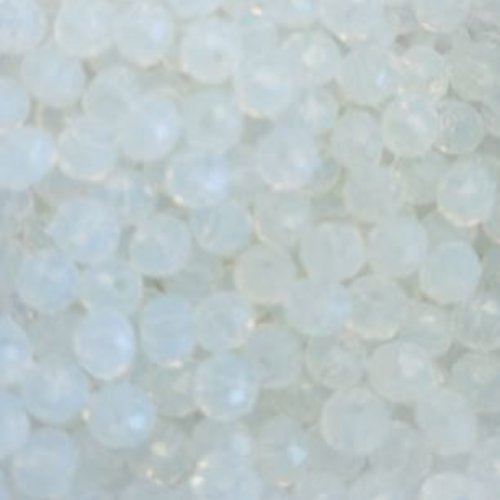 *perles à facettes transparentes 3x2mm x100 pblc5-16.*
