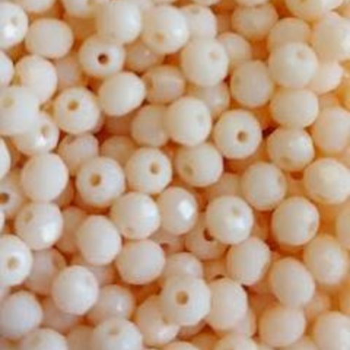 *perles à facettes orange pâle 3x2mm x100 por1-19.*