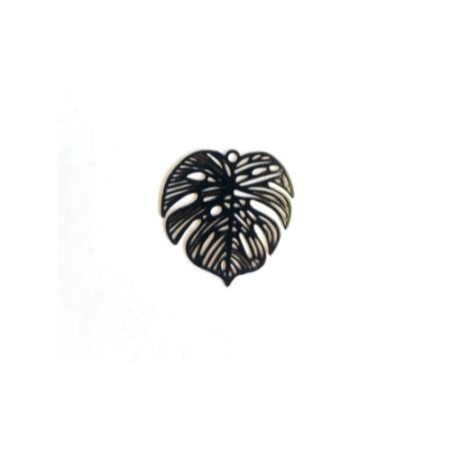Lot estampe feuille noire 18mm x10 lotno2-10