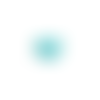 Lot estampe feuille turquoise 18mm x10 lottu6-1