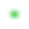 Lot estampe feuille vert fluo 18mm x10 lotve31-2