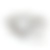 Anneaux de jonction ouverts argentés acier inox 5x0,8 mm x50 app-170