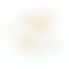 Lot anneaux de jonction dorés acier inoxydable 5x0,7 mm x200 lotapp-179