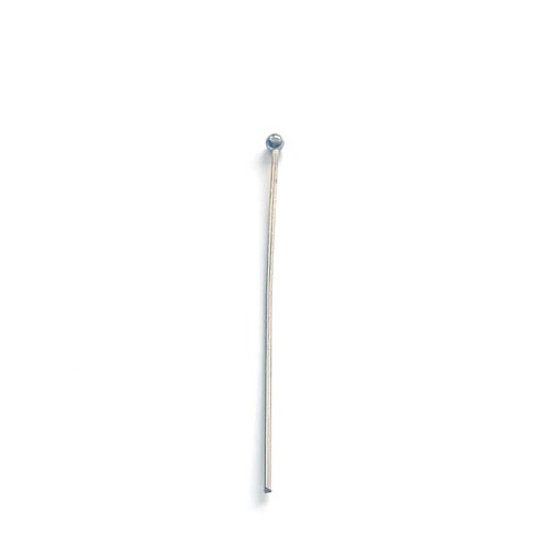 Clou tête boule argenté acier inox 40 mm x10 app-232