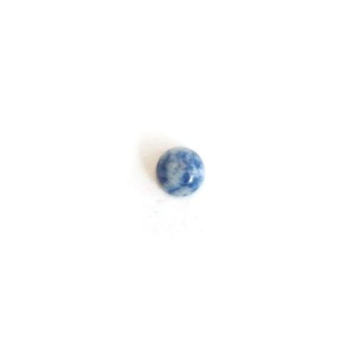 Cabochon en jaspe bleu naturel 8mm canat-15