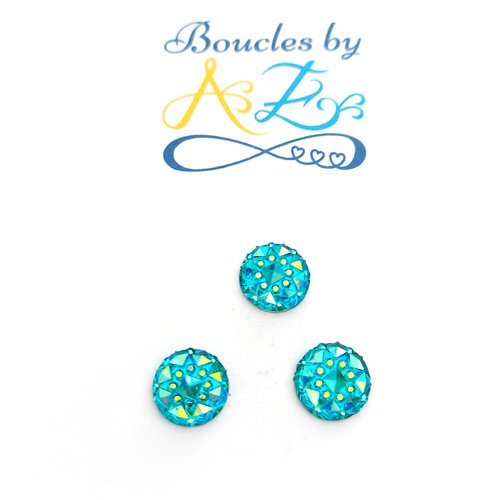 *cabochon turquoise 10mm car10-20*