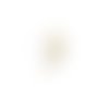 Estampe filigrane aile d'ange blanche 50x20mm geblc-61