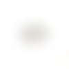 Estampe filigrane rond fleuri blanc 32mm geblc-4